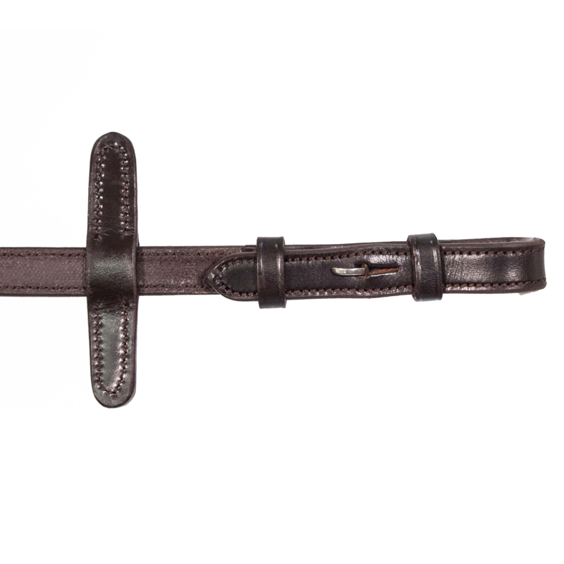 Henry James BioThane Bio Grip Rubber Reins - Havana Brown-1